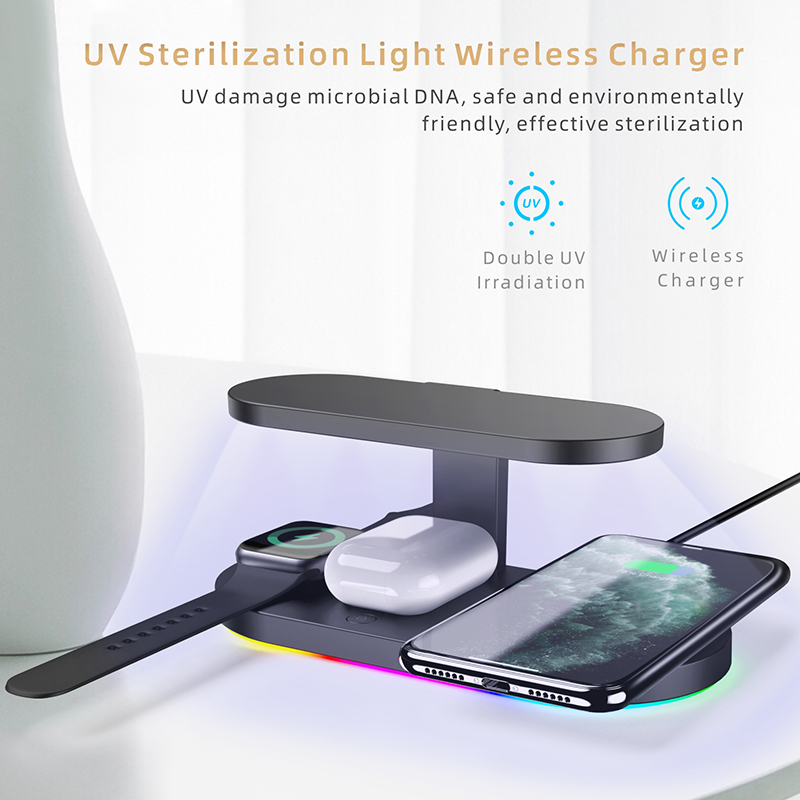 UV Sterilizer ja juhtmeta laadija